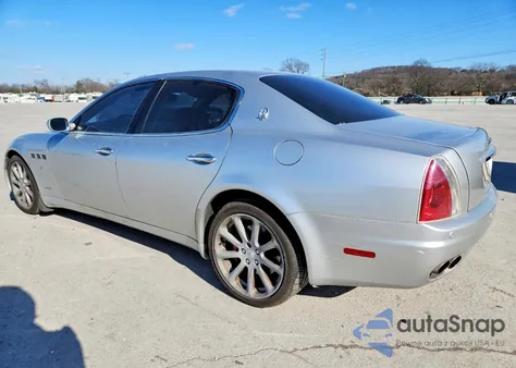 2007 Maserati Quattroporte M139 from USA, damaged, VIN ZAMFE39A370032603